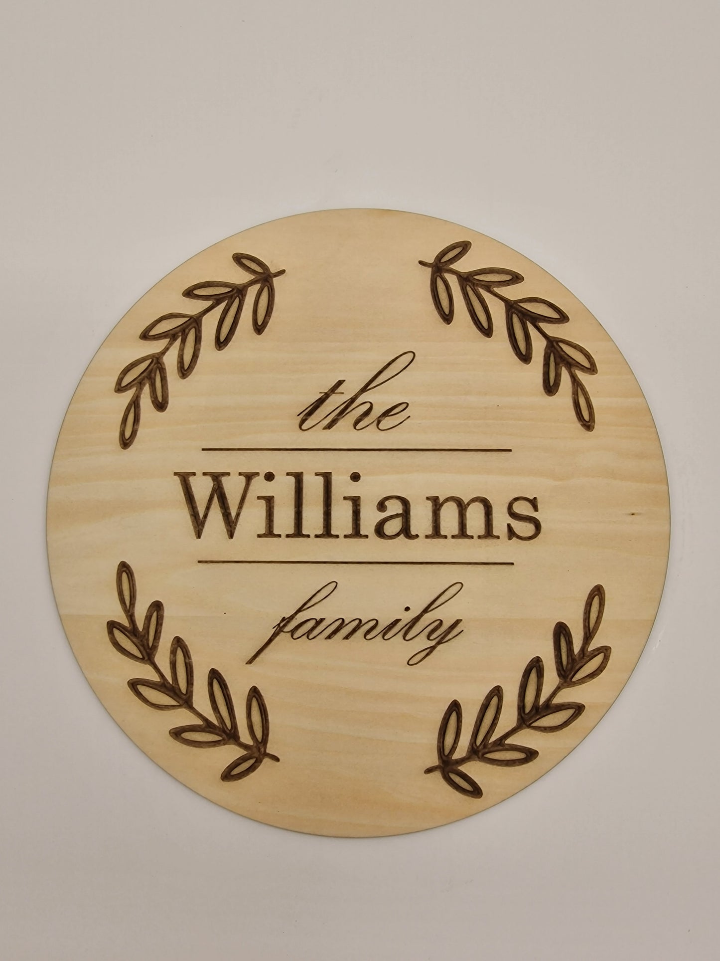 Personalised Family Sign
