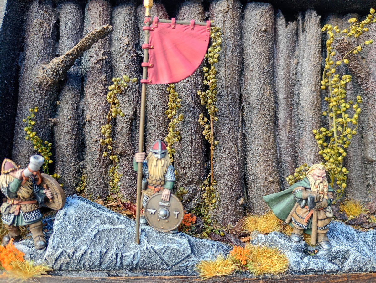 Dwarf warrior diorama