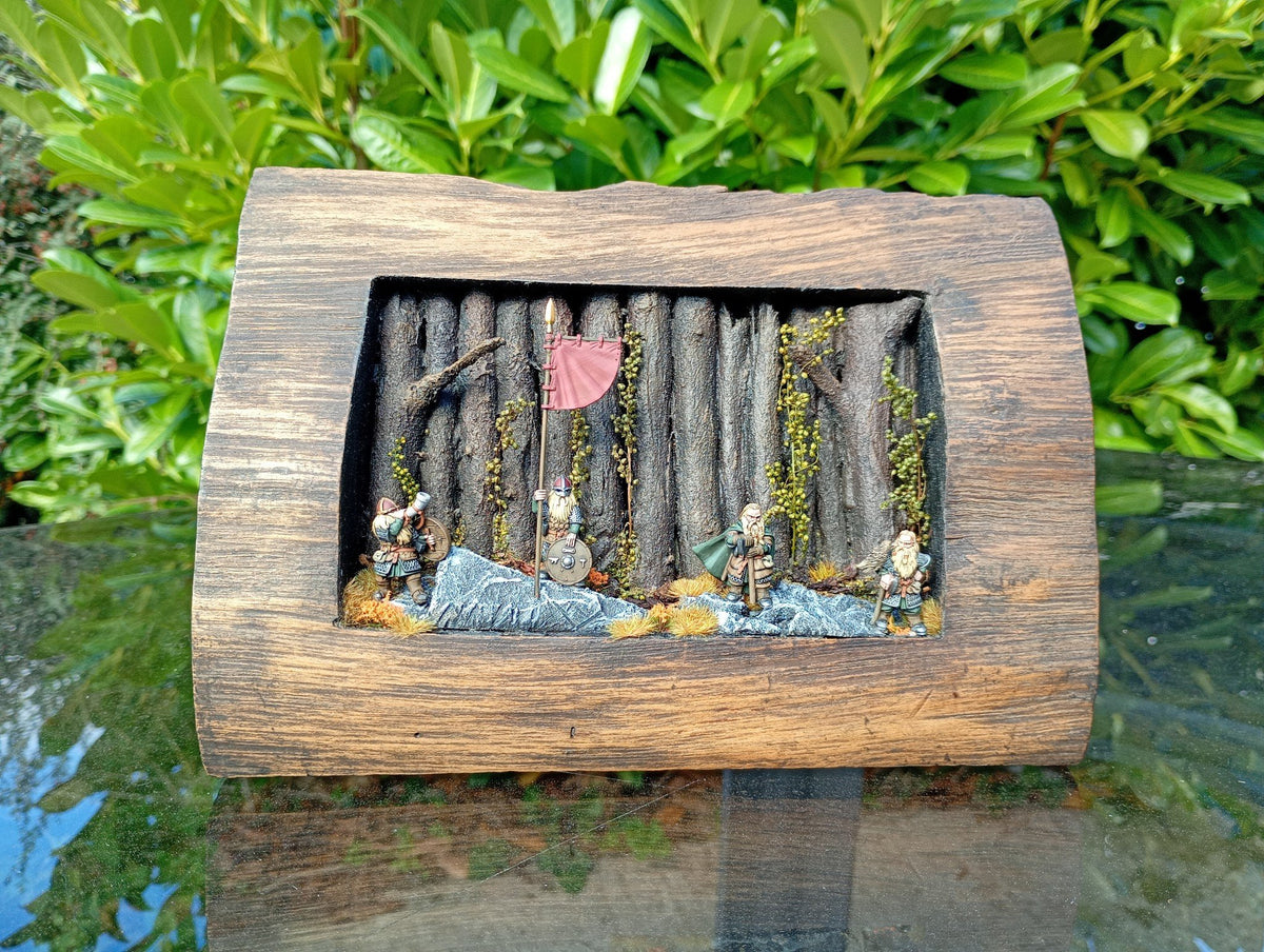 Dwarf warrior diorama
