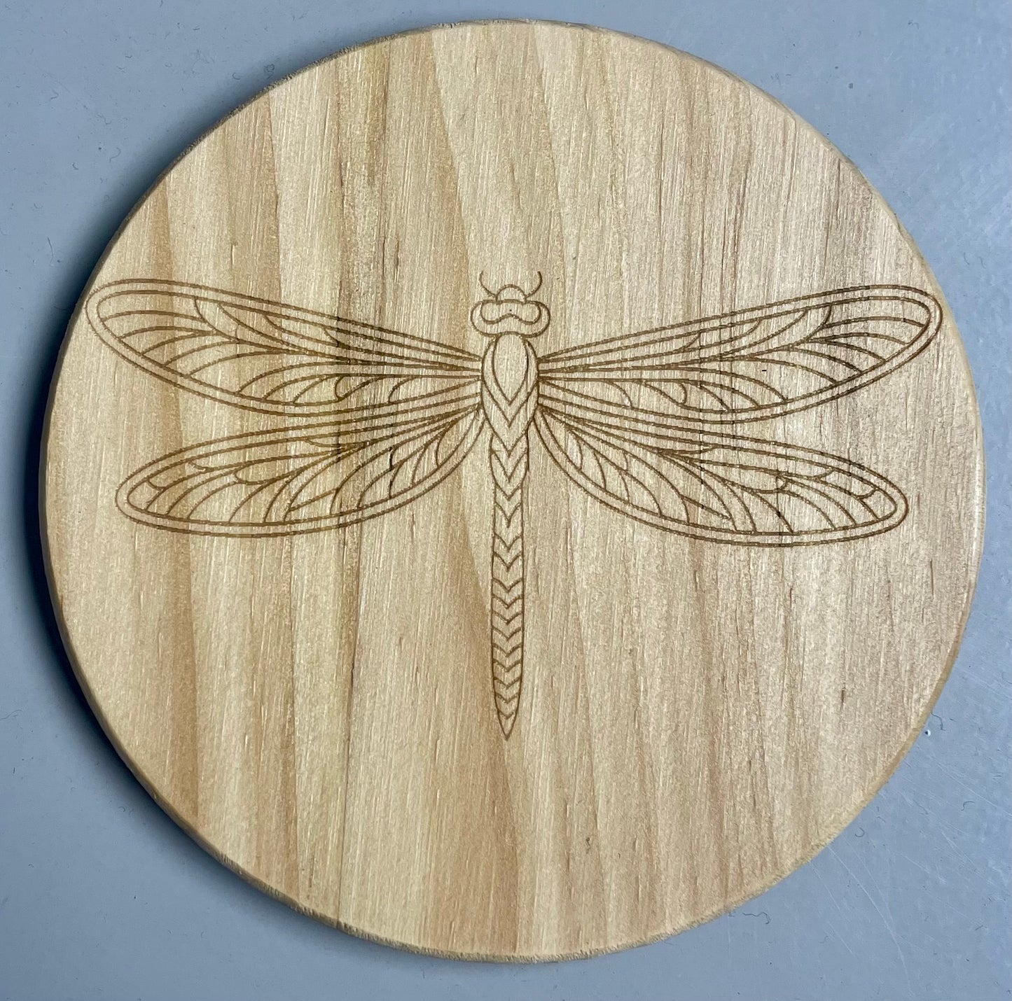 Round Wooden Coaster