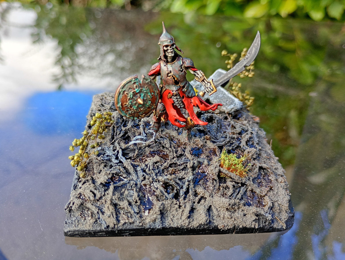 Small skeleton warrior figurine