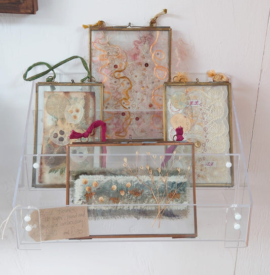 Brass-framed Embroidery