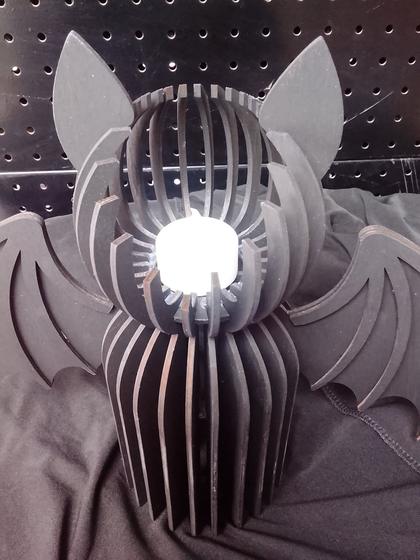 Bat tea light holder