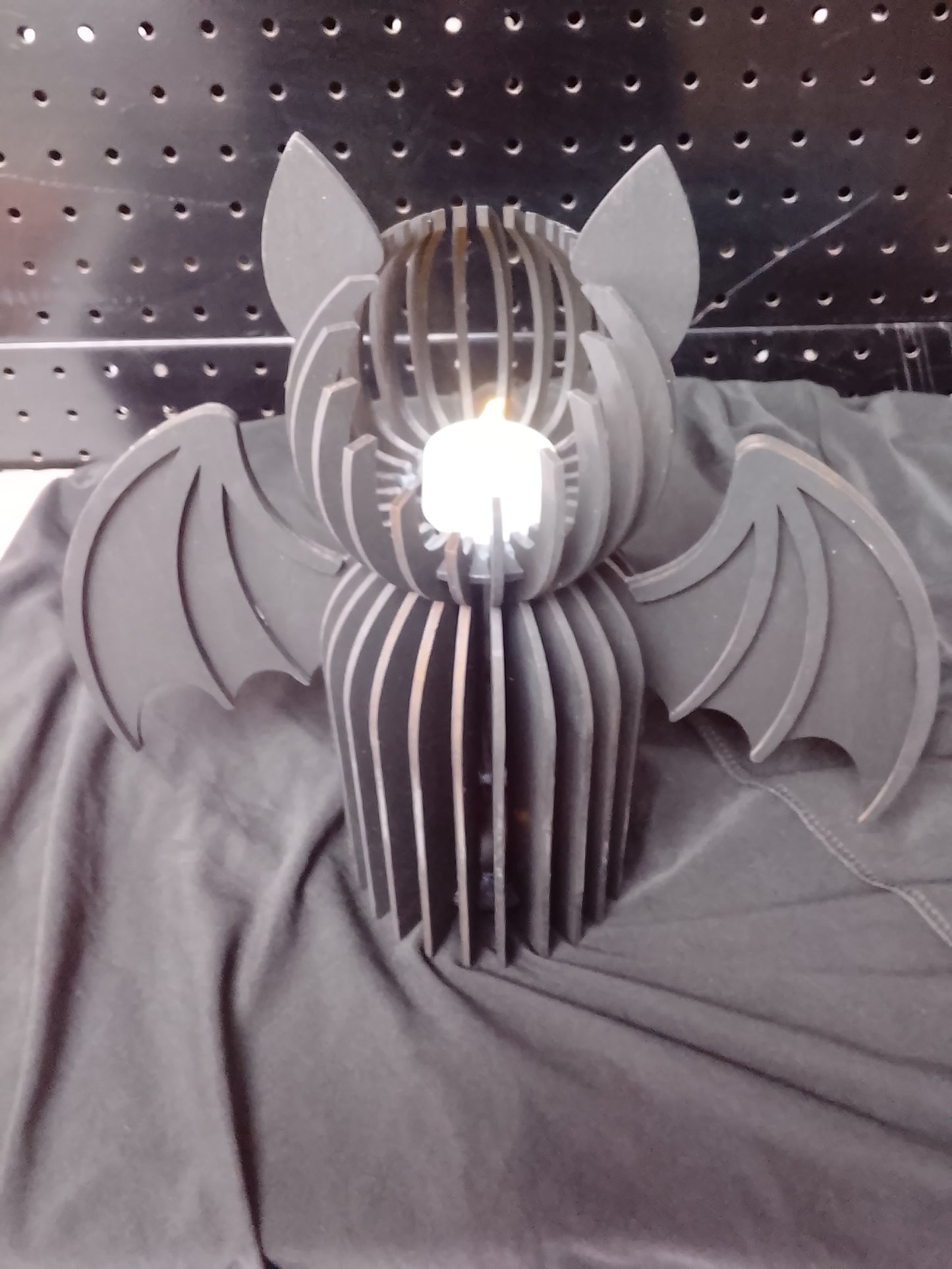 Bat tea light holder